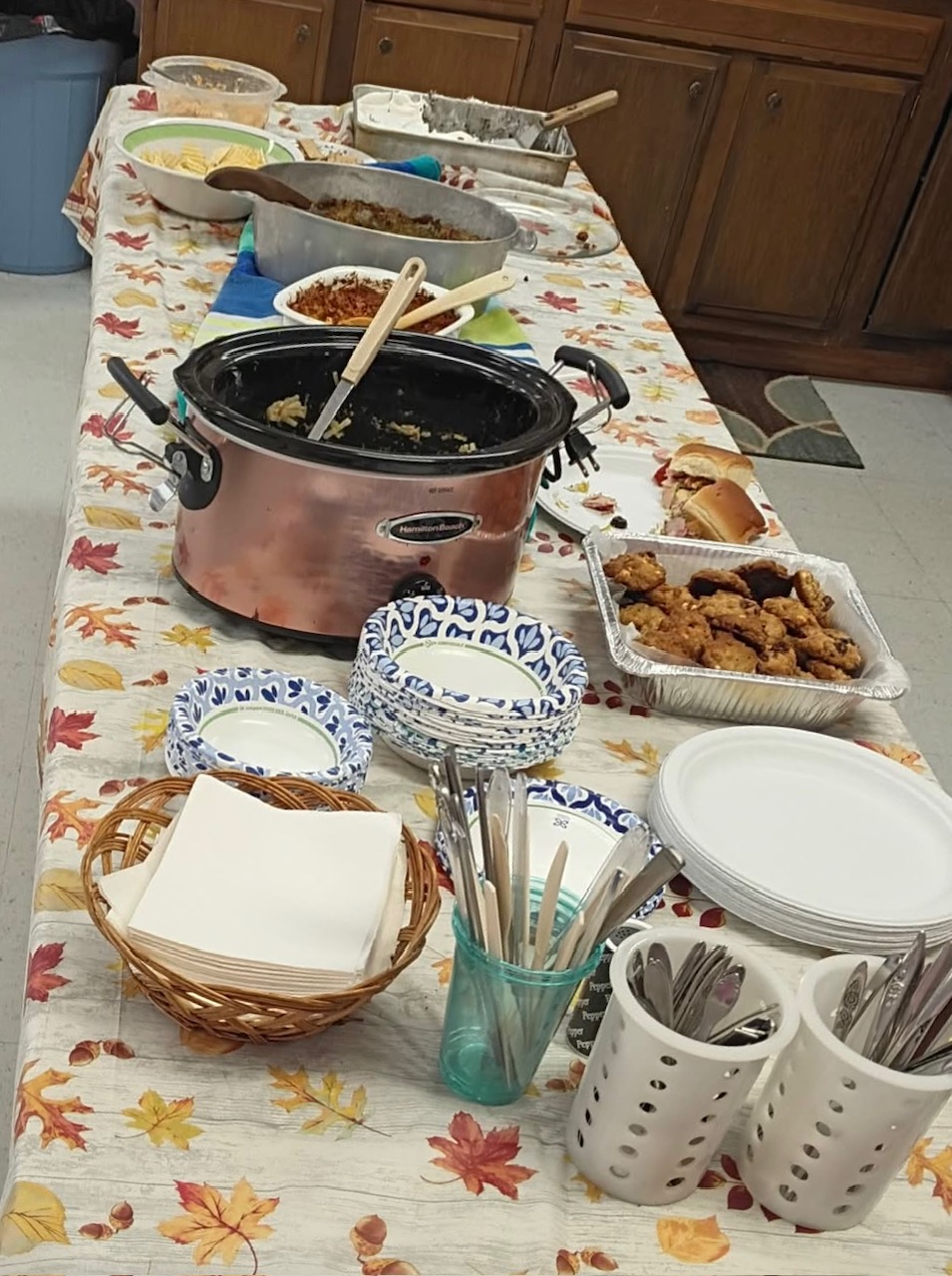A heart-warming moment of fellowship at Cornerstone.